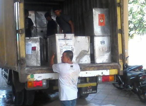 KPU Trenggalek Pastikan Logistik Pilpres Aman