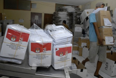 KPU Klaim Surat Suara Cukupi Semua TPS