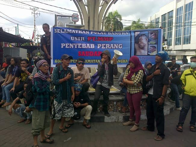Aktivis Lingkungan Meminta PT. MMP Keluar Dari Pulau Bangka