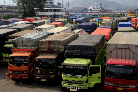 Cegah Antrean, ASDP Merak Perluas Lahan Parkir