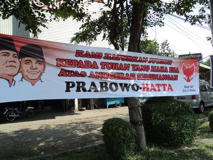 Perang Spanduk Kemenangan Capres Bikin Resah Warga