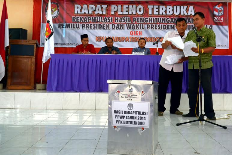 Di Bondowoso, Prabowo Ungguli Jokowi