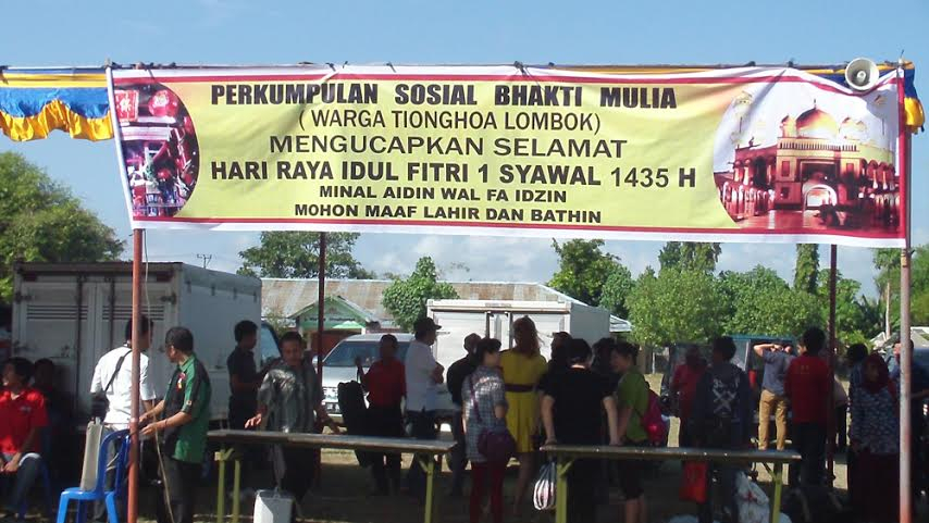 Bantu Warga Miskin Jelang Lebaran, Tionghoa Lombok Gelar Pasar Rakyat