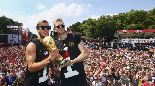 Pemain Jerman Rusak Tropi Piala Dunia