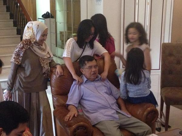 JK Santai di Rumah Tunggu Pengumuman KPU
