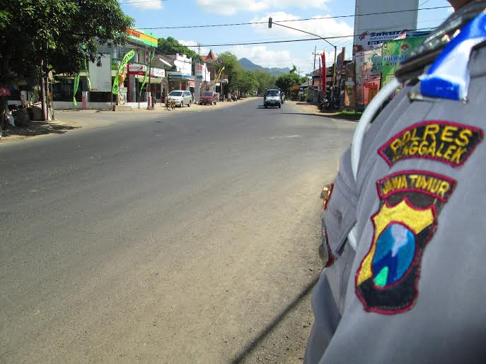 Awas, Jalur Mudik Trenggalek Tanpa Marka Jalan