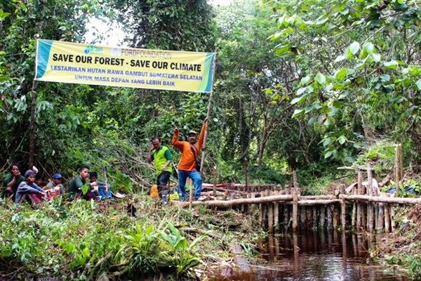 Sekat Parit di Sungai, Tangkal El Nino di Musi Banyuasin