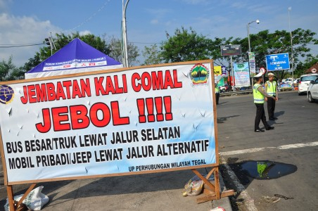 Menhub: Jembatan Comal Bisa Dilewati Kendaraan Maksimal 10 Ton
