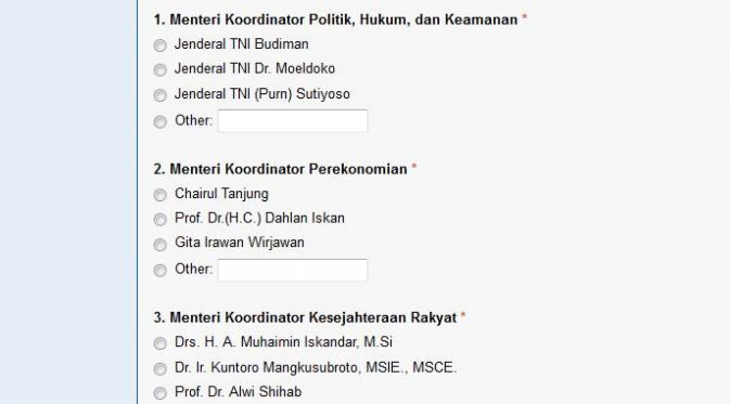 Dari Mana Asal Nama di Kabinet untuk Rakyat Jokowi?