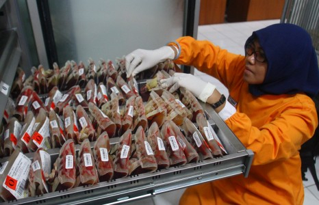 Stok Darah di PMI Tinggal 20 Persen