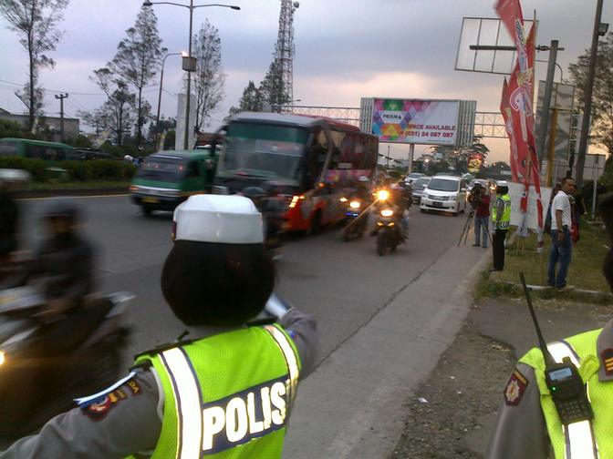 Macet di Nagrek, Polisi Bakal Berlakukan Satu Arah