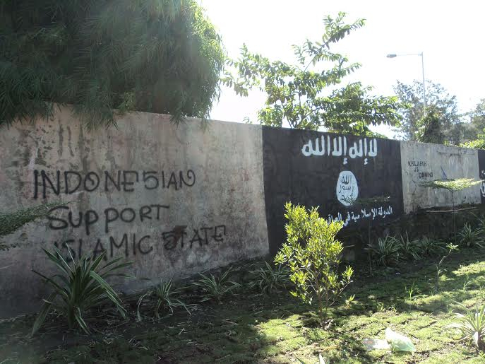 Mural dan Selebaran Mendukung ISIS Muncul di Solo