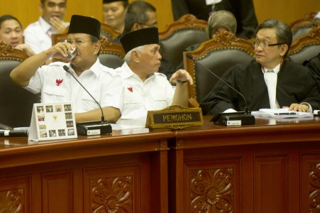 MK Nilai Gugatan Prabowo Tak Padu