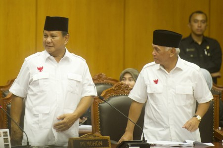 KPU: Gugatan Prabowo Tidak Layak Disidangkan