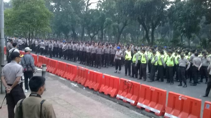 Jelang Keputusan MK, Polisi Perketat Pengamanan Kota-kota Besar