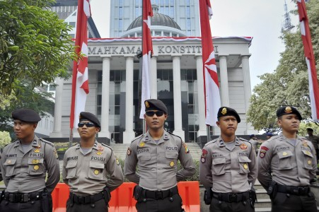 Polisi Tangkap Provokator di Dekat MK