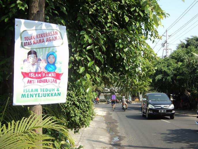 Poster Pesan Toleransi Beragama Muncul di Solo