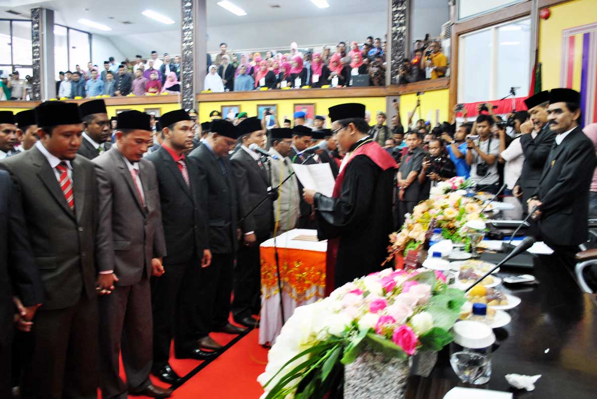 45 Anggota DPRK Aceh Utara Terpilih Resmi Dilantik