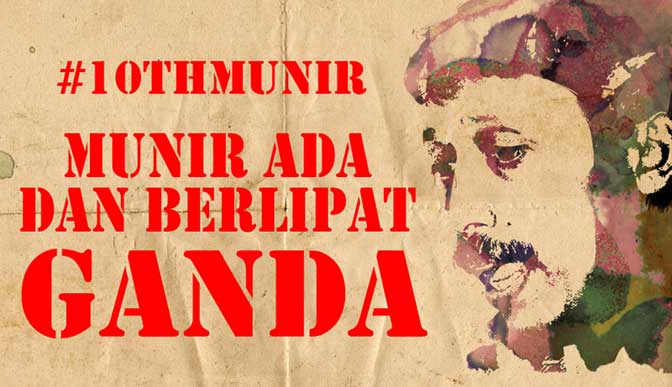 Sebelum Diracun, Munir Tandatangani Cek Ini