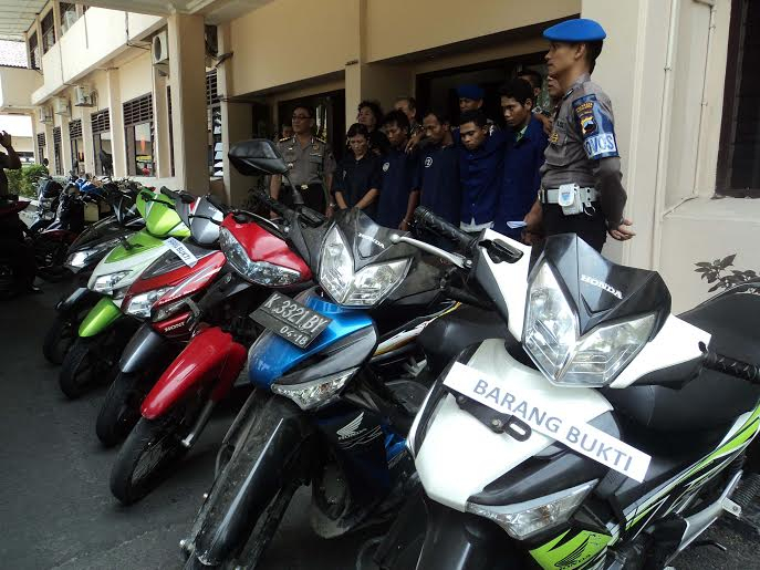 Sindikat Profesional Pencurian Motor Ditangkap di Solo
