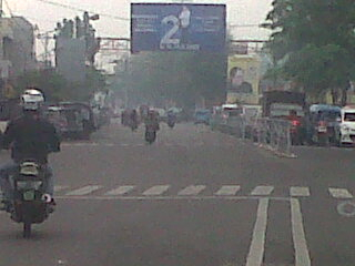 Kabut Asap Selimuti Langit Samarinda