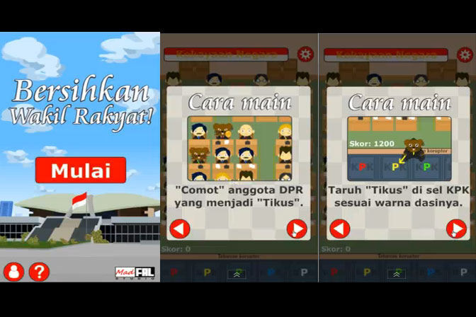 Kritik DPR, Ayo Mainkan Game 'Bersihkan Wakil Rakyat'