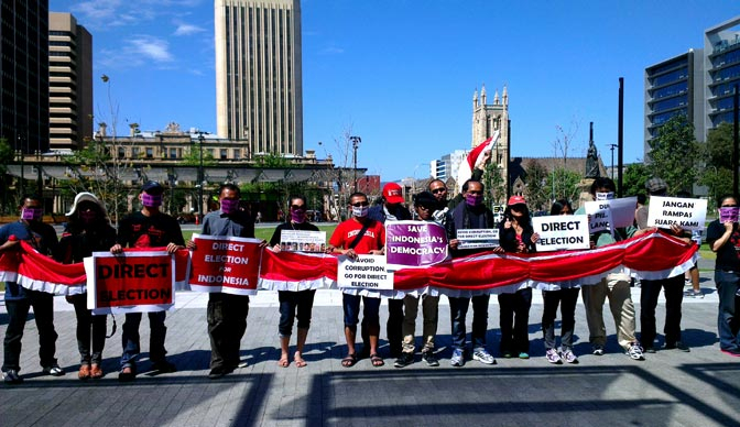 WNI di Adelaide Australia Tolak UU Pilkada