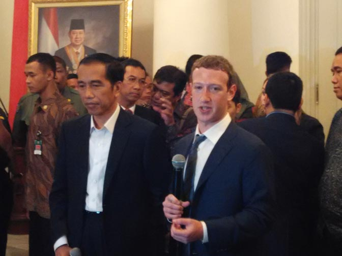 Bos Facebook Siap Bantu Pemerintahan Jokowi