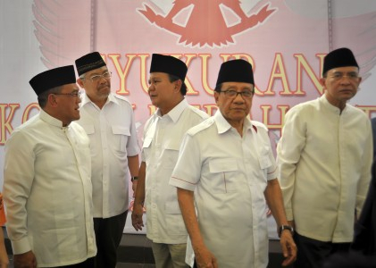 Prabowo Belum Dipastikan Hadiri Pelantikan Jokowi-JK