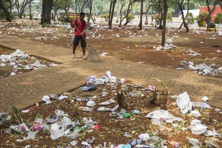 Fasilitas Rusak Saat Syukuran Rakyat, Ahok Pasrah