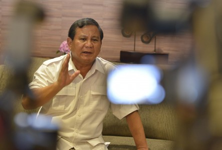 Prabowo Siap Bela Tukang Sate Penghina Jokowi