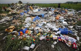 Puing-Puing Pesawat Malaysia Airline Dibersihkan dari Ukraina Timur