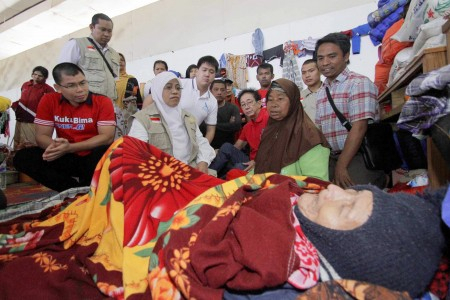 Pembangunan 25 Rumah Pengungsi Sinabung Rampung