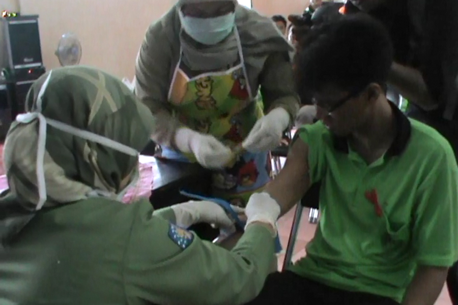 Ratusan Napi Trenggalek Dites HIV-AIDS