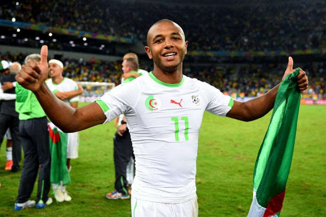 Yacine Brahimi Pemain Terbaik Afrika 2014