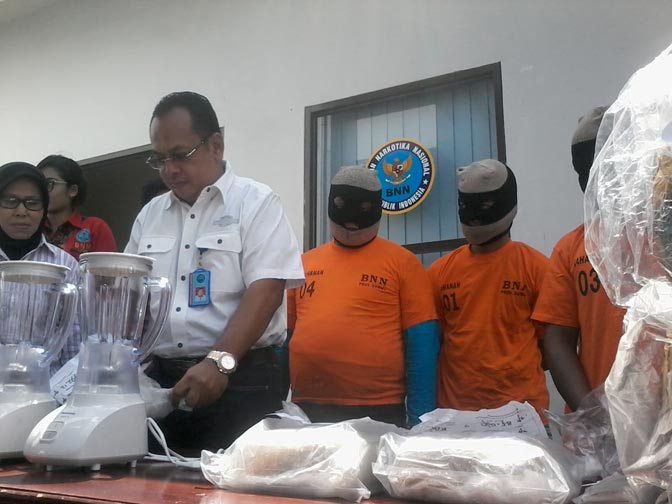 BNN Sumut Musnahkan  Barang Bukti Narkotika