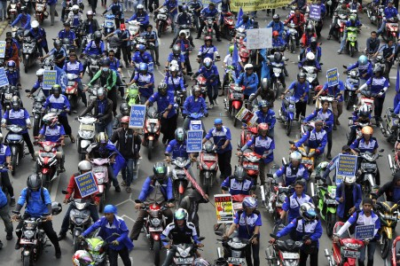 JK: Demo Buruh Jangan Kuasai Jalan Jakarta
