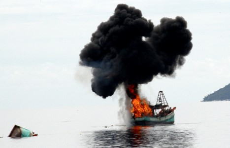 Selama 2013, 55 Kapal Pencuri Ikan Ditangkap