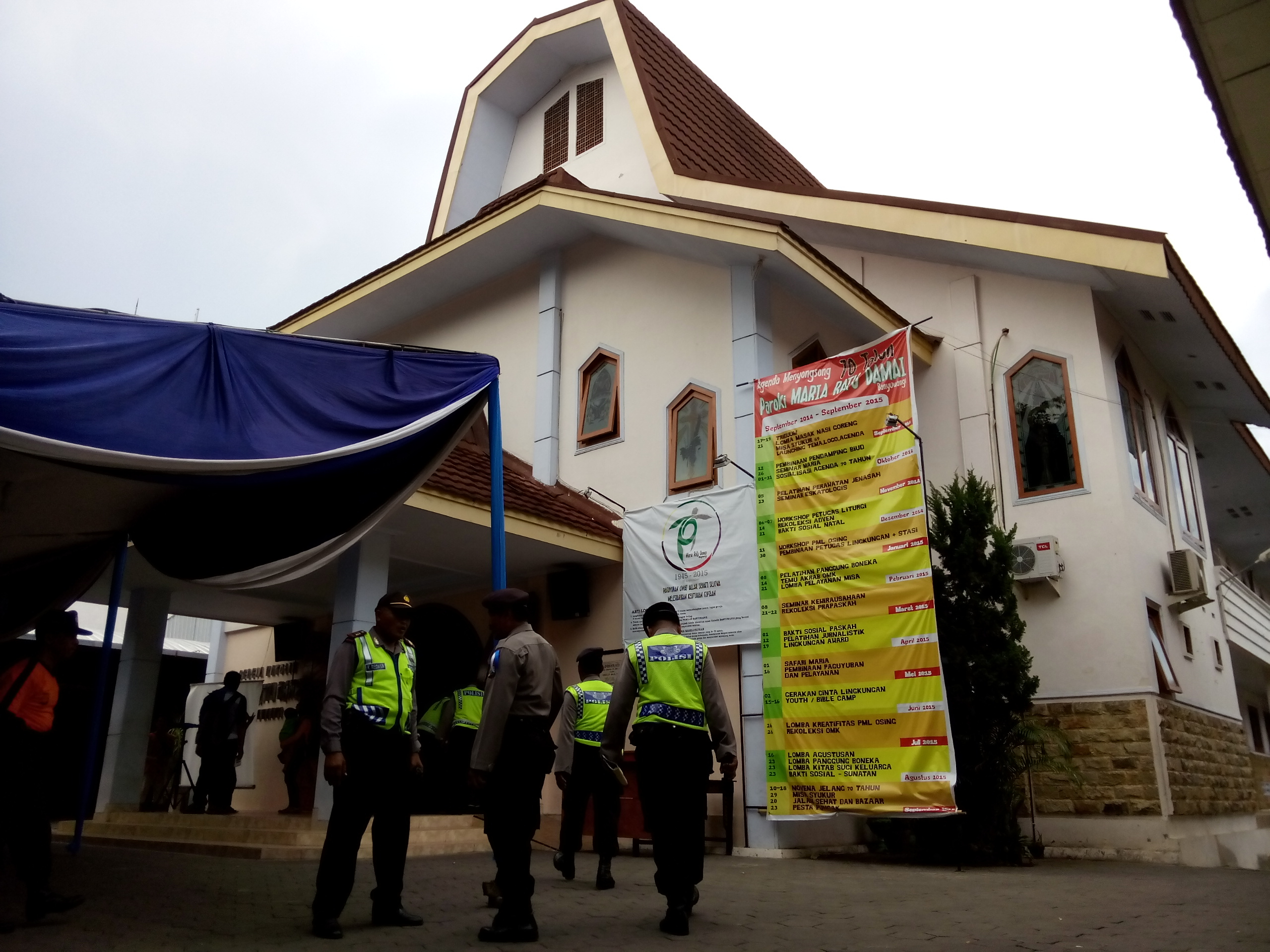 Pasca Penagkapan Teroris, Pengamanan Gereja di Banyuwangi Diperketat