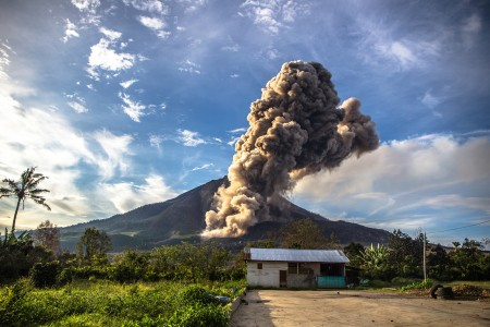 Puluhan Rumah untuk Relokasi Pengungsi Sinabung Sudah Rampung