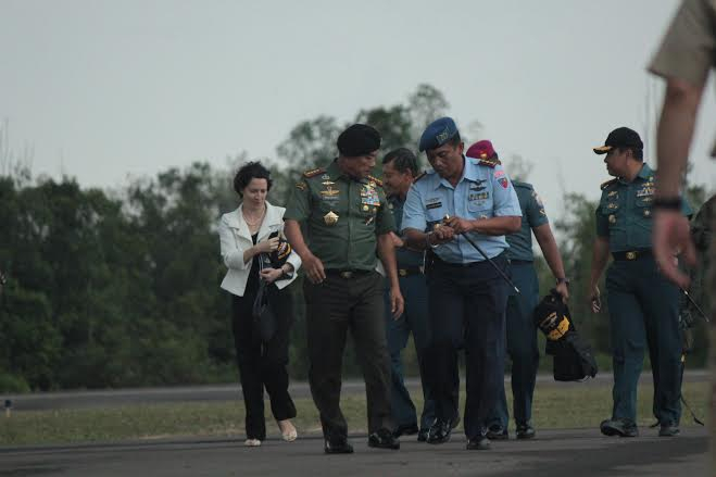 Panglima TNI Minta Semangat Prajurit Evakuasi Air Asia Jangan Kendor