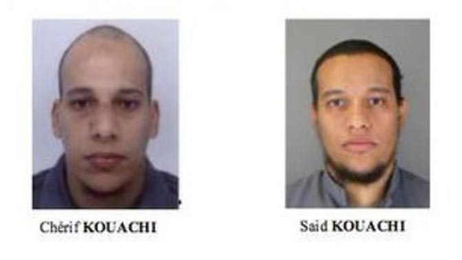 Polisi Sebar Foto Terduga Pelaku Penembakan di Charlie Hebdo