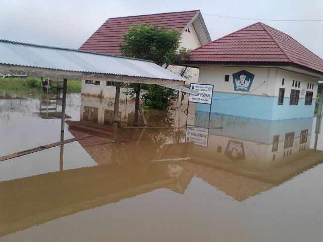 1000 Rumah Di Wilayah Perbatasan Sembakung, Kalimantan Terendam Banjir