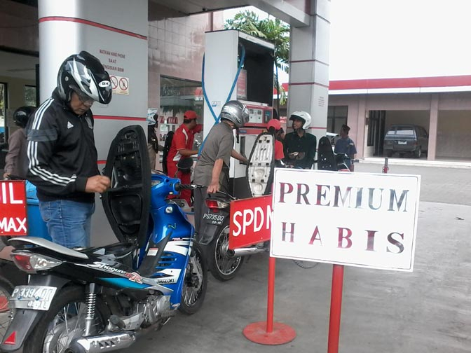 SPBU Di Bondowoso Kehabisan Stok Premium