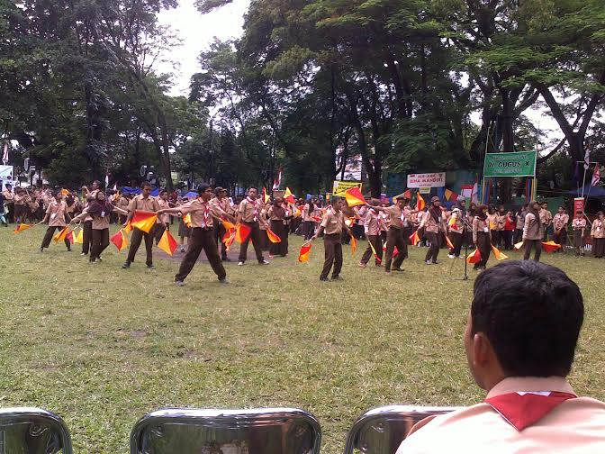Dongrak Rasa Percaya Diri, Pramuka Disabilitas Berkemah di Tengah Kota