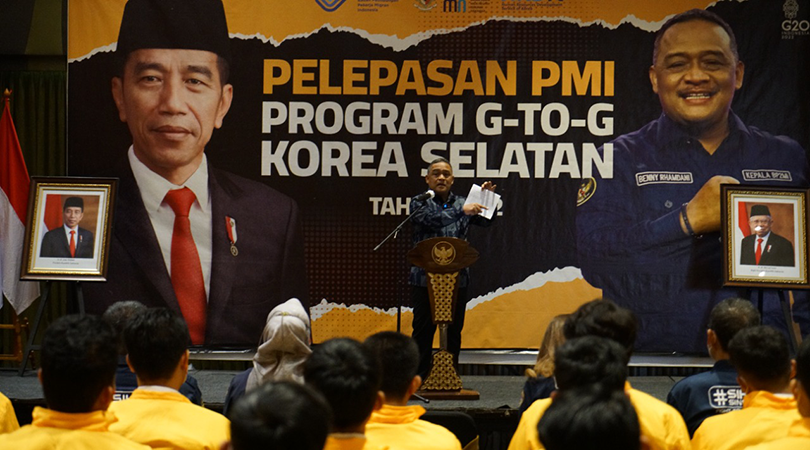 Kepala BP2MI Kembali Lepas PMI Program G To G Korea Selatan di Hari Natal