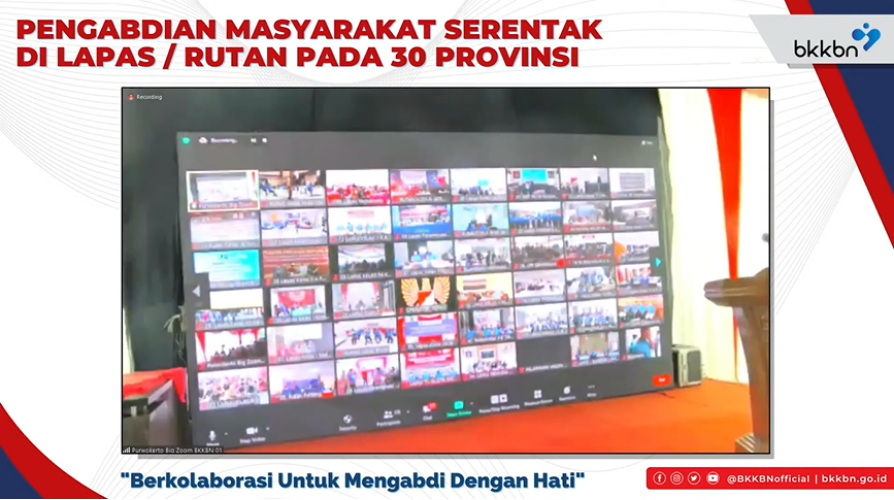 BKKBN Berkolaborasi Gelar Kegiatan Pengabdian Masyarakat di 30 Provinsi seluruh Indonesia