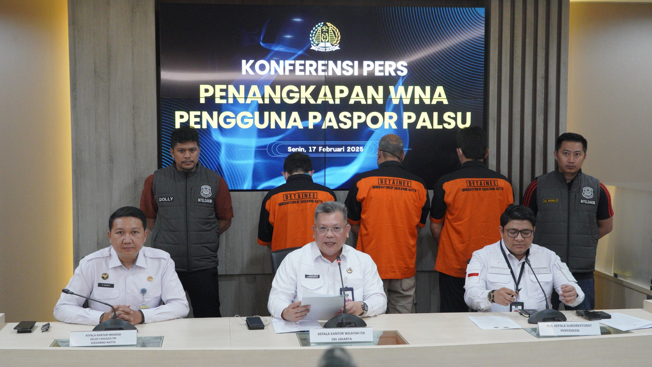 Imigrasi Gagalkan Upaya Masuk Tiga WN Pakistan dengan Paspor Perancis Palsu