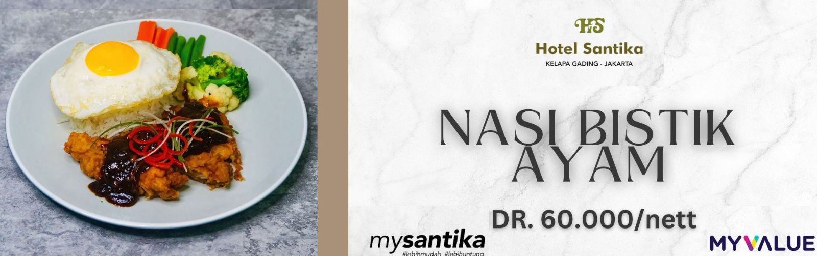 Nikmati Promo Makanan dan Minuman Spesial Februari 2025 di Hotel Santika Kelapa Gading!