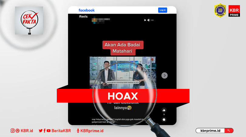 Cek Fakta: Internet Akan Mati Saat Badai Matahari 2025 